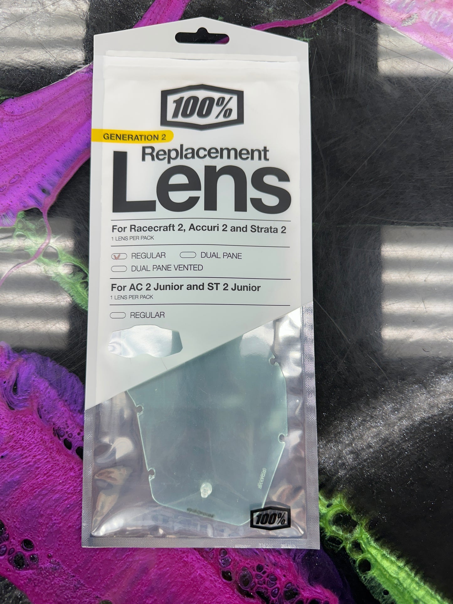 100% Accuri 2/Racecraft 2/Strata 2 Goggle Lens