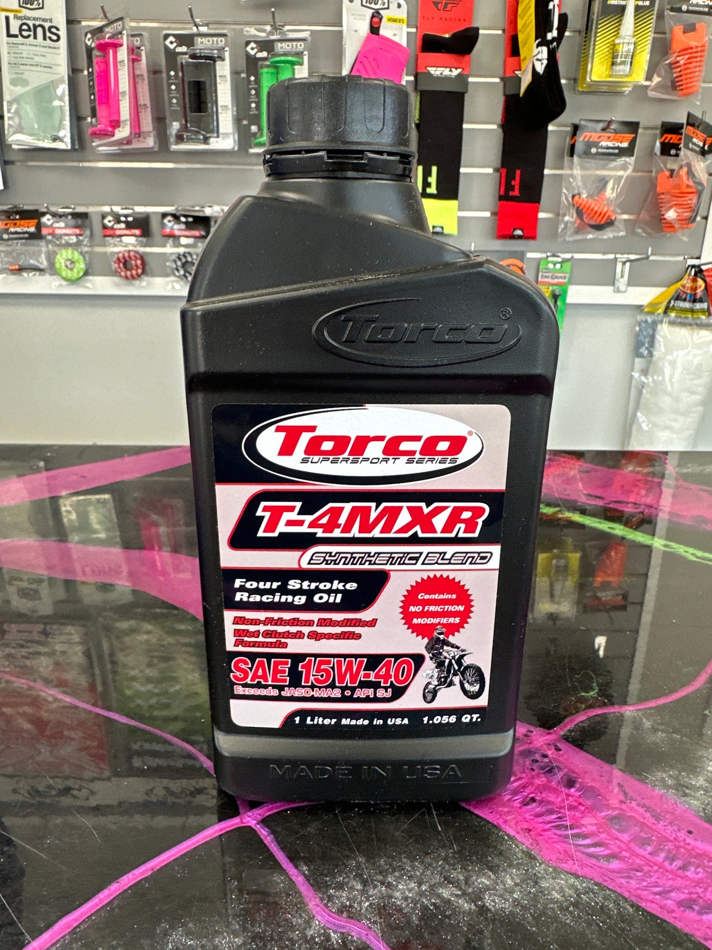 TORCO T-4MXR RACING OIL 4T 15W40 1L